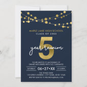 Blue Strings of Lights 5年クラス懇親会 招待状 (正面)