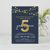 Blue Strings of Lights 5年クラス懇親会 招待状 (スタンド正面)