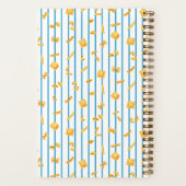 Blue Stripe | Pasta Shapes Personalized ノートブック (裏面)