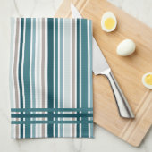 Blue Striped Kitchen Towels  キッチンタオル (四つ折り)