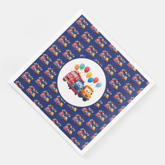 Blue Striped Truck Birthday Theme (コーナー)