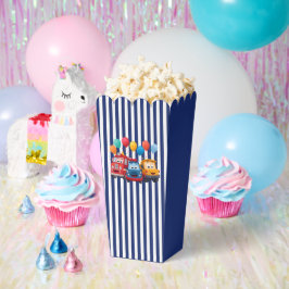 Blue Striped Truck Birthday Theme フェイバーボックス