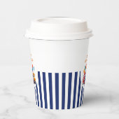 Blue Striped Truck Birthday Theme 紙コップ (左)