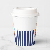Blue Striped Truck Birthday Theme 紙コップ (右)