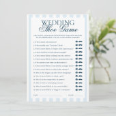 Blue Striped Wedding Show Game Card 招待状 (スタンド正面)