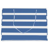 Blue Stripes ラージペーパーバッグ (正面)
