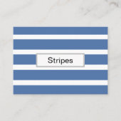 Blue Stripes 名刺 (正面)