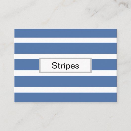 Blue Stripes 名刺 (正面)