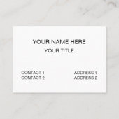 Blue Stripes 名刺 (裏面)