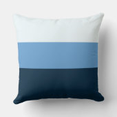 Blue Stripes Chillin Family Name Beach House クッション (裏面)