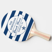 Blue Stripes Family Beach House 卓球ラケット (横)