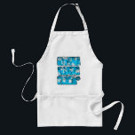Blue stylish vintage Zombi  Design Hakuna Matata K スタンダードエプロン<br><div class="desc">Create your own fancy cute nice and lovely special occasion cute nice and lovely Have a nice day and a better night beautiful amazing design kitchen linen apron. Our fancy, cute, nice, and lovely kitchen linen apron is the perfect accessory for any special occasion. Whether you're baking a cake for...</div>