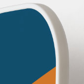 Blue Sun Across Striping with Name ピックルボールラケット (左詳細)