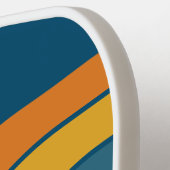 Blue Sun Arch with Name & Initial  ピックルボールラケット (左詳細)