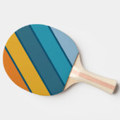 Blue Sun Bold Striped 卓球ラケット (横)