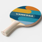 Blue Sun Fusion with Name 卓球ラケット (正面アングル)