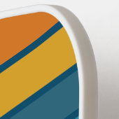 Blue Sun Horizon Striping with Name ピックルボールラケット (左詳細)