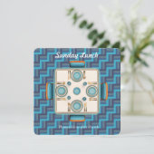 Blue Sunday Fellowship Lunch Invitation 招待状 (スタンド正面)