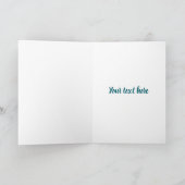 Blue Sweet Sixteen Birthday Card カード (内部)