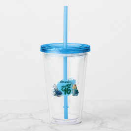 Blue Sweet Sixteen Drinking Glass アクリルタンブラー