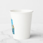 Blue Sweet Sixteen Paper Cups 紙コップ (左)