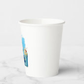 Blue Sweet Sixteen Paper Cups 紙コップ (左)