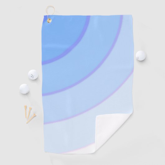 Blue Swirls ゴルフタオル (インサイチュ)