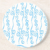 Blue Swirls Coaster コースター (正面)