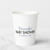 Blue Tarot Baby Shower  紙コップ (裏面)