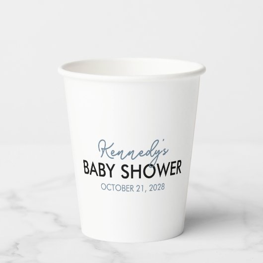 Blue Tarot Baby Shower  紙コップ (裏面)