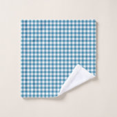 Blue Tartan Bath Towel Rugged Gift for His Space バスタオルセット (ウォッシュタオル)