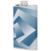 Blue Teal geometry フラスク (左)