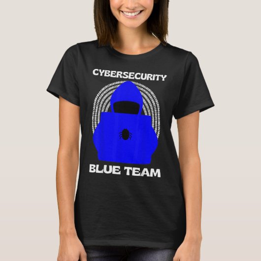 Blue Team Cybersecurity Hacking Ethical Hacker Cyb Tシャツ (正面)