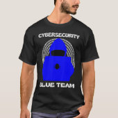Blue Team Cybersecurity Hacking Ethical Hacker Gee Tシャツ (正面)
