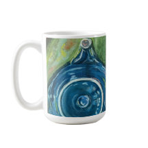 Blue Teapot and Chai Artwork