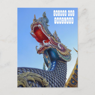 Blue Temple in Chiang Raiタイ ポストカード