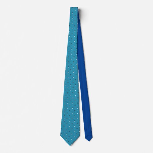 Blue tennis penguin tie ネクタイ (正面)