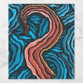 Blue Tentacle ワインラベル (シングルラベル)