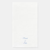 Blue Text White Wedding (正面)