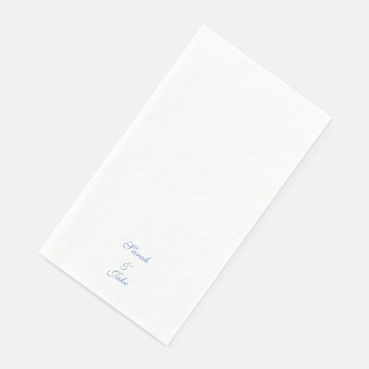 Blue Text White Wedding (コーナー)