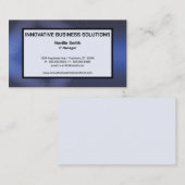 Blue Texture Technology High Tech IT 名刺 (正面/裏面)