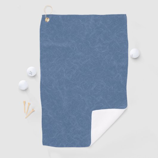 Blue textured pattern with swirling cloud ゴルフタオル (インサイチュ)