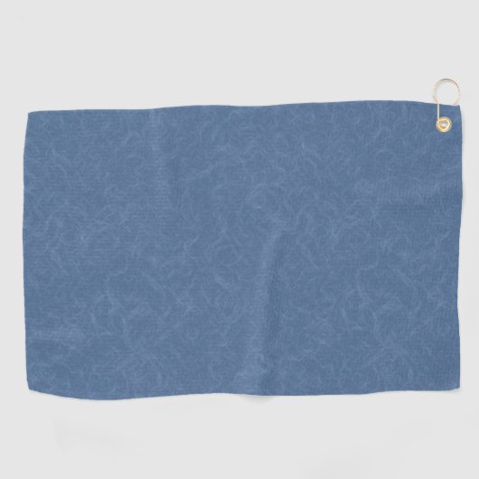 Blue textured pattern with swirling cloud ゴルフタオル (横)
