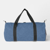 Blue textured pattern with swirling cloud ダッフルバッグ (正面)