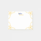Blue The Queen Rectangle Post-It Notes ポストイット (正面)