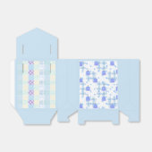 Blue-Themed Birthday フェイバーボックス (折り畳みなし)
