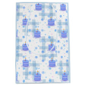 Blue-Themed Birthday ミディアムペーパーバッグ (正面)