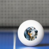 Blue tick coon hound portrait 卓球ボール (ネット)