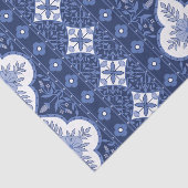 Blue Tileシームレスなデザイン分離 薄葉紙 (詳細)