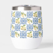 Blue Tile French Country Lemon Pattern (正面)